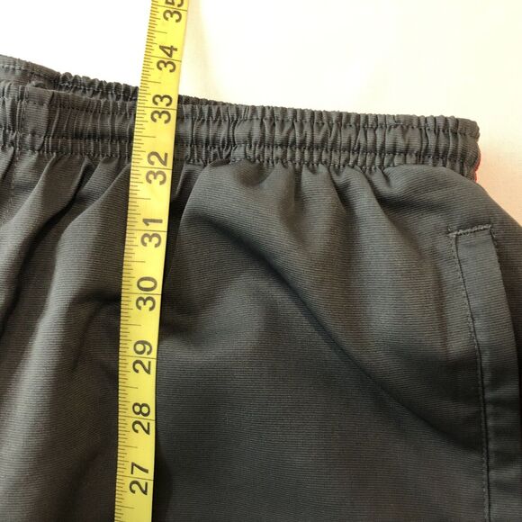 Prospirit Capri Track Pants Women L Gray Elastic Waist Fully Lined Pockets - Picture 9 of 12